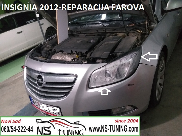 opel insignia 2012 d1s sijalica trafo 5dv 009 720 reparacija servis popravka farova novi sad